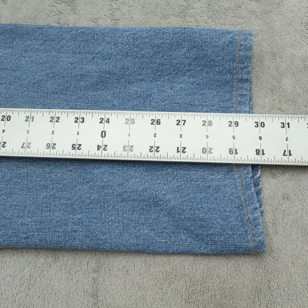 Levi's 505 Jeans Mens Size 42x30 (40x30 Actual) Blue Vintage Regular Straight